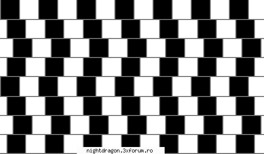 iluzii optice linii paralele.
