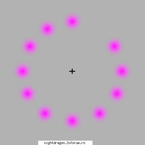 iluzii optice dati click imagine pt. priviti centrul vedea cum  margine dispara.